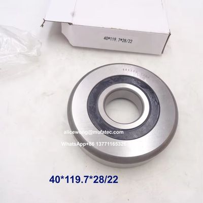 40x119.7x28/22 Forklift Mast Roller Bearings Non-standard Ball Bearings