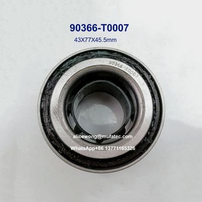 90366-T0007 43KWD07 Whell Hub Bearings 43X77X45.5mm for Toyota