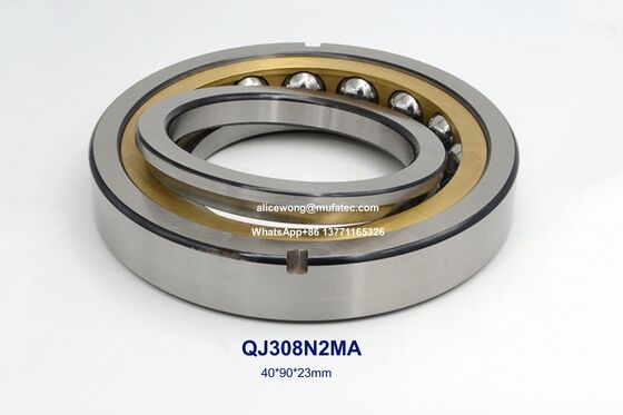 QJ308N2MA automotive bearings 40x90x23mm angular contact ball bearings