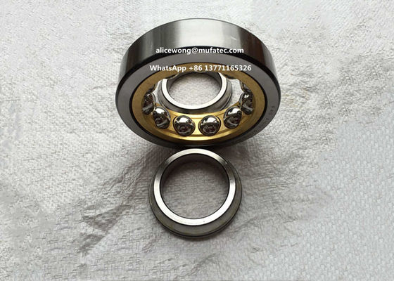 QJ307 four point contact ball bearings heavy duty bearing brass cage bearings 35*80*21mm