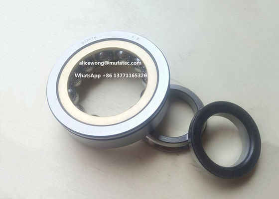 QJ307 four point contact ball bearings heavy duty bearing brass cage bearings 35*80*21mm