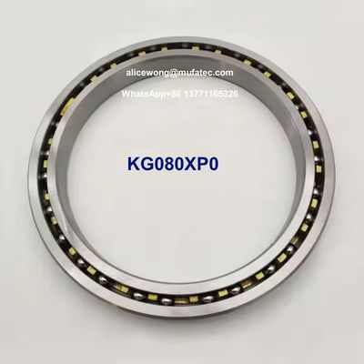 KG080XP0 Тонкие продольные подшипники 203.2x254x25.4 мм, P0, латунная клетка, без уплотнений